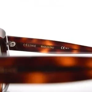 Celine Dark Havana/Blue Gradient Acetate Sunglasses CL 41433S XM 005L Preloved Celine | Accessories | Celine Dark Havanablue Gradient  main image 4